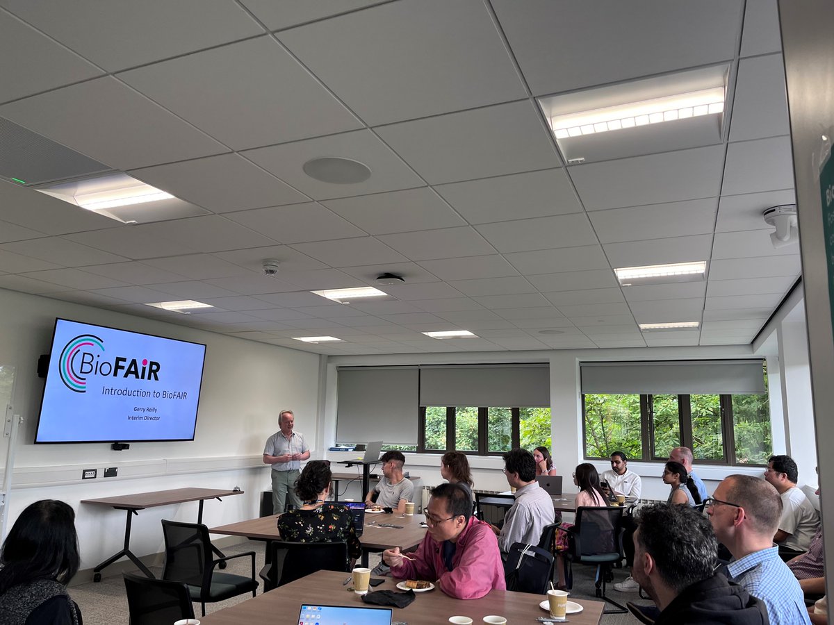 BioFAIRUK's tweet image. We are @unibirmingham thank you to those who have come to meet and join the discussions including: @uniofleicester and @uniofwarwick. thank you also to @CERJ_UoB for hosting us today!
#FAIRdata #DataSharing #DigitalResearchInfrastructure