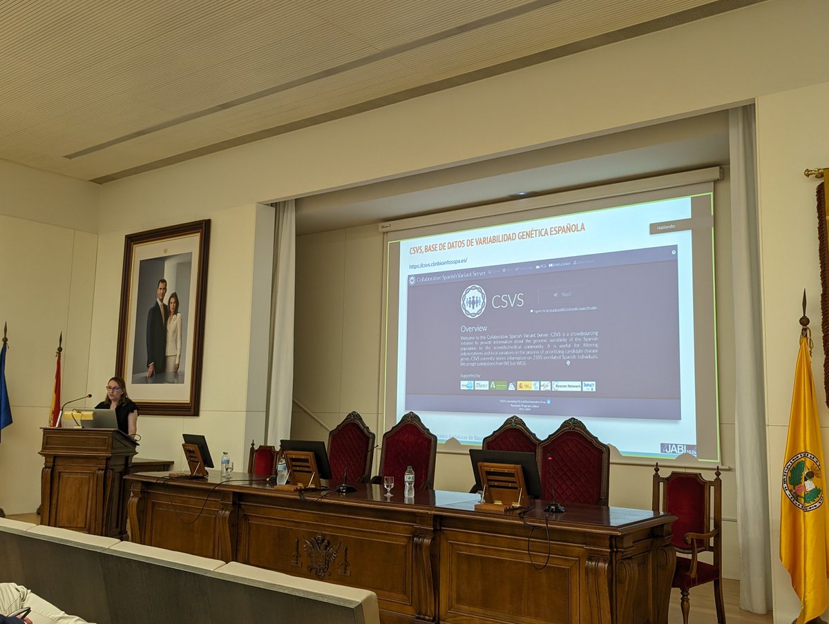@CSVS_es (@csvs_es) on Twitter photo #CSVS, la base de datos de variación genética de la población española, usada por Rosario Carmona <a href="/RCarmoMu/">Rosario Carmona</a> en un interesante estudio de búsqueda de hallazgos secundarios de riesgos de enfermedades o #farmacogeneticos <a href="/ibis/">Eric Reinecke</a> <a href="/CIBERER/">CIBERER</a> <a href="/FProgresoysalud/">Fundación Progreso y Salud</a> <a href="/AEGHgenetica/">Asociación Española de Genética Humana (AEGH)</a> #CSVS, la base de datos de variación genética de la población española, usada por Rosario Carmona <a href="/RCarmoMu/">Rosario Carmona</a> en un interesante estudio de búsqueda de hallazgos secundarios de riesgos de enfermedades o #farmacogeneticos <a href="/ibis/">Eric Reinecke</a> <a href="/CIBERER/">CIBERER</a> <a href="/FProgresoysalud/">Fundación Progreso y Salud</a> <a href="/AEGHgenetica/">Asociación Española de Genética Humana (AEGH)</a>