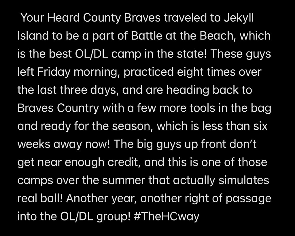 Heard County Braves Football tweet media