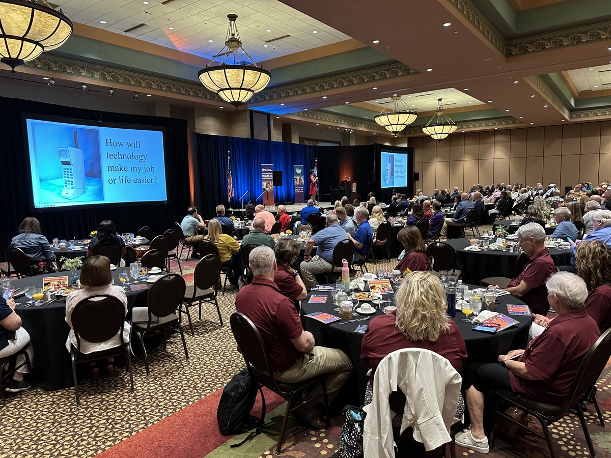 MissouriSBA's tweet photo. The 2024 MSBA Summer Summit is underway!!!
Generational expert Meagan Johnson highlighted the breakfast session and helped the attendees "Zap the Generation Gap". #2024MSBA https://t.co/ztzEBIOcHC