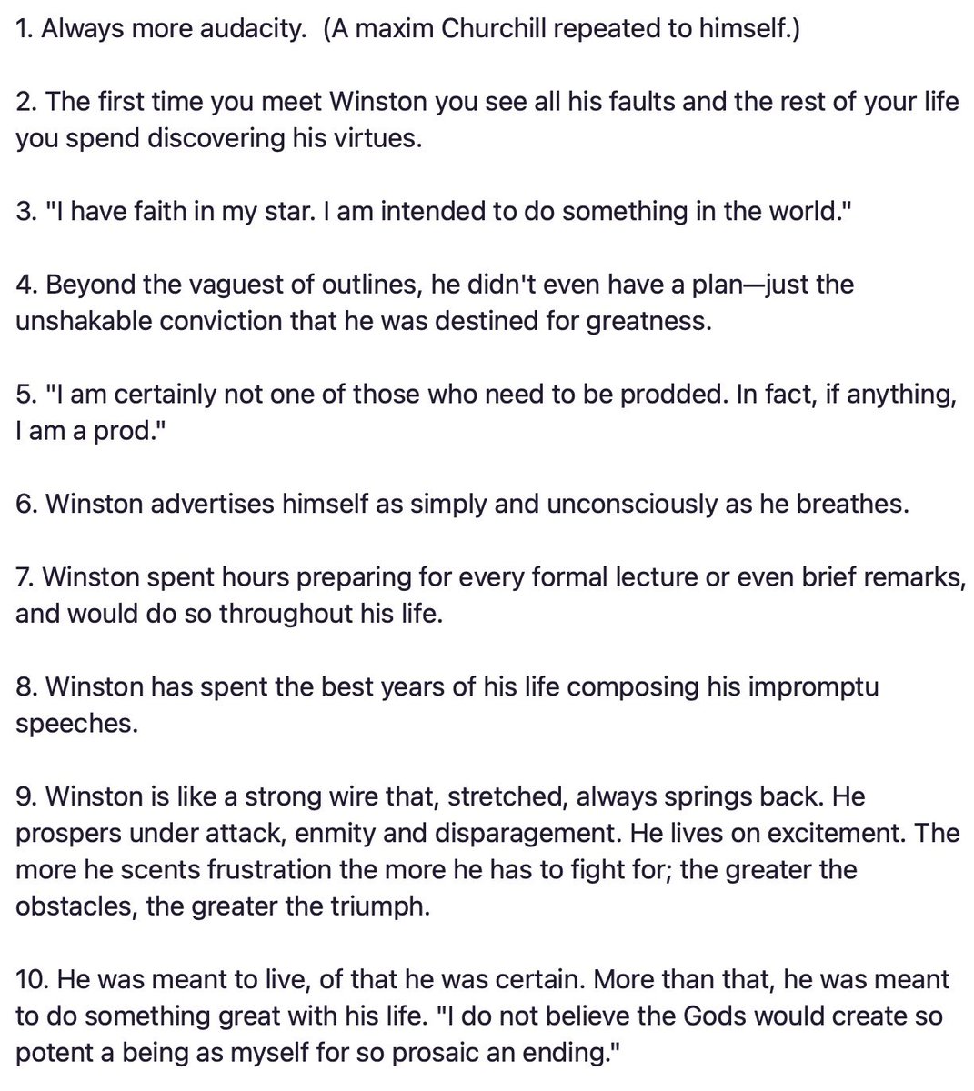 FoundersPodcast's tweet image. 10 highlights on Churchill (#1 and #9 are my favorite)