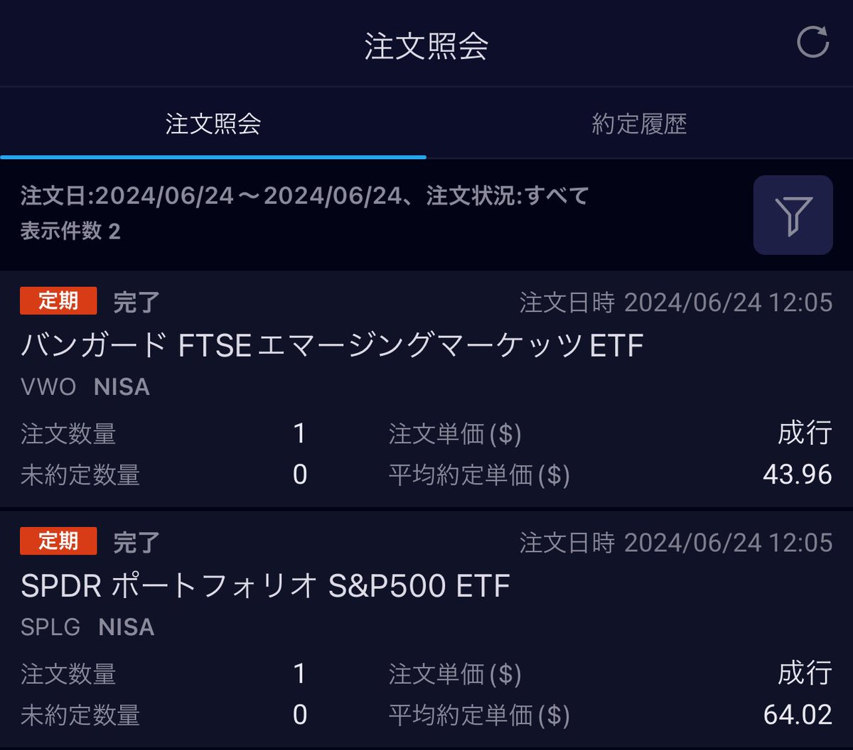 LeftyInvester's tweet image. 🇺🇸本日の米国ETF定期購入🇺🇸

SPLG 1個　合計97個
VWO 1個　合計31個 
🇨🇳🇮🇳🇹🇼🇧🇷🇸🇦🇿🇦🇲🇽🇹🇭🇮🇩etc……

今日もコツコツ世界に分散🌏
資産はゆっくり育てる

#SPLG
#VWO
#米国ETF
#インデックス投資
#株クラの輪を拡げよう