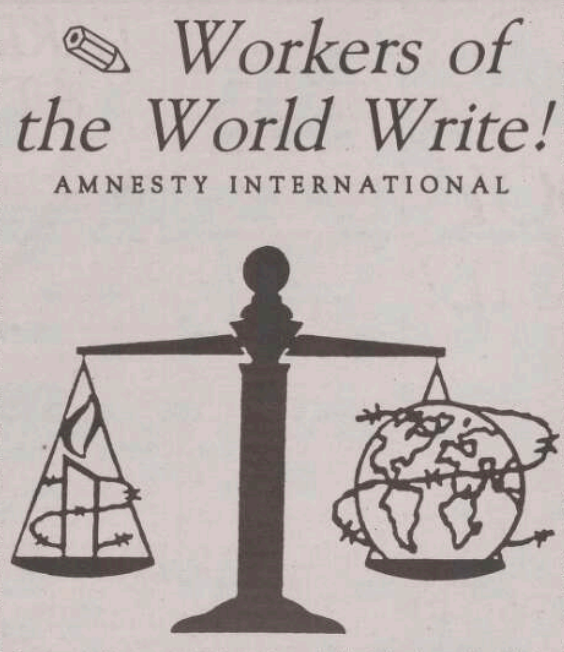 MakeInterntl's tweet photo. Amnesty worked a lot during the 1980s with trade unions to emphasise that the right to free association and to take industrial action were intimately connected to economic rights. Trade union Amnesty groups also campaigned on behalf of imprisoned unionists... https://t.co/EmJ1SC8g4q