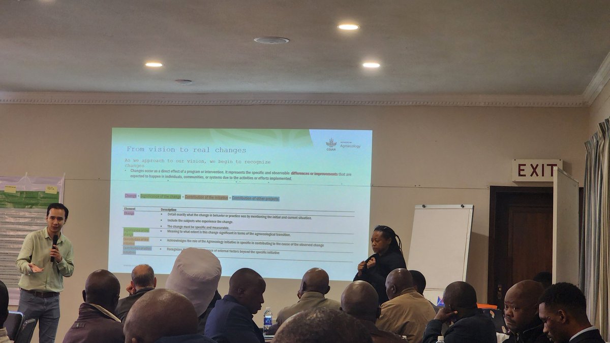 #happeningnow <a href="/CGIAR/">CGIAR</a> #agroecologyinitiative <a href="/CIMMYT/">CIMMYT</a> Zimbabwe 
Outcome Identification Workshop
<a href="/vgpchimonyo/">Vimbayi Grace Petrova Chimonyo</a> <a href="/Flochiben/">Florida</a> <a href="/Tafadzwanashe10/">Bolyne Tafadzwa</a>