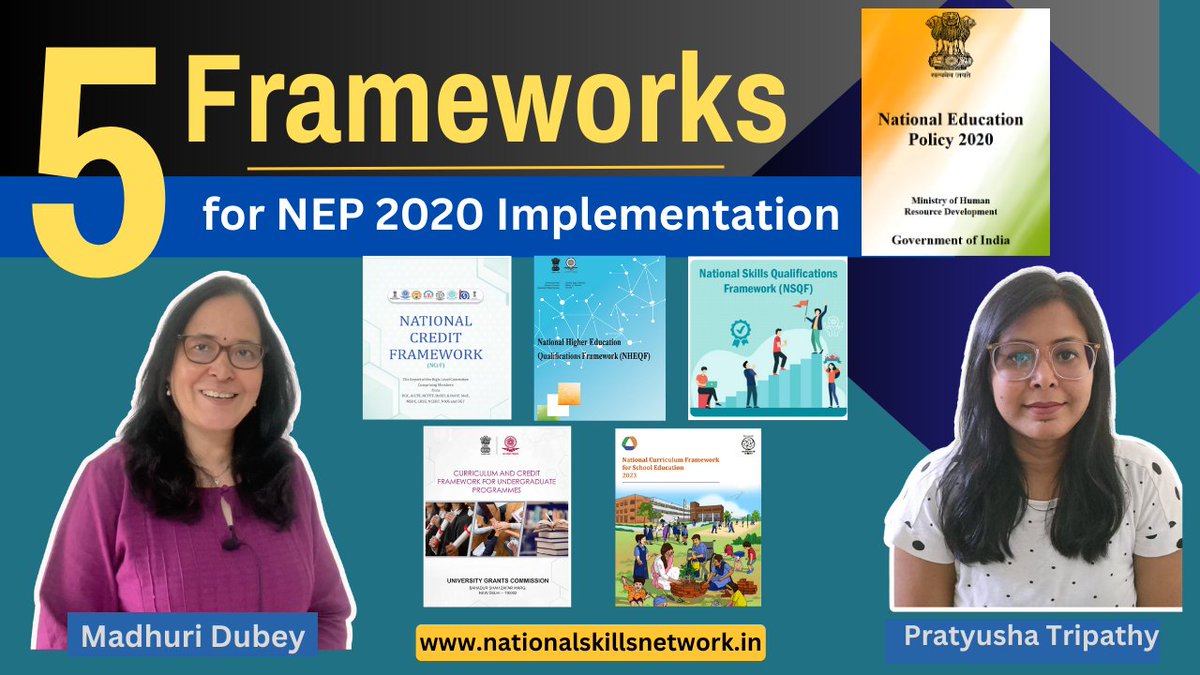NSN_India's tweet image. 5 Frameworks that enable NEP 2020 Implementation #StayUpdated

#EducationCannotWait #EducationFramework #Frameworks #NEP2020 

@NSDCIndia @MSDESkillIndia @DGT_MSDE @EduMinOfIndia @jayantrld 

youtu.be/JY44RZ8wIaA?si…