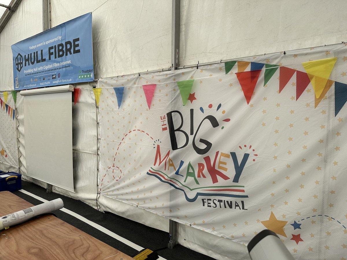 MakerspaceHull (@makerspacehull) on Twitter photo A big thank you to everyone who came along to the <a href="/big_malarkey/">The Big Malarkey Festival Hull</a>. We had an amazing time meeting you all and a big thank you to Liam for being there from our tent sponsor <a href="/FibreHull/">Hull Fibre</a> - same time next year when we’ve recovered? A big thank you to everyone who came along to the <a href="/big_malarkey/">The Big Malarkey Festival Hull</a>. We had an amazing time meeting you all and a big thank you to Liam for being there from our tent sponsor <a href="/FibreHull/">Hull Fibre</a> - same time next year when we’ve recovered?