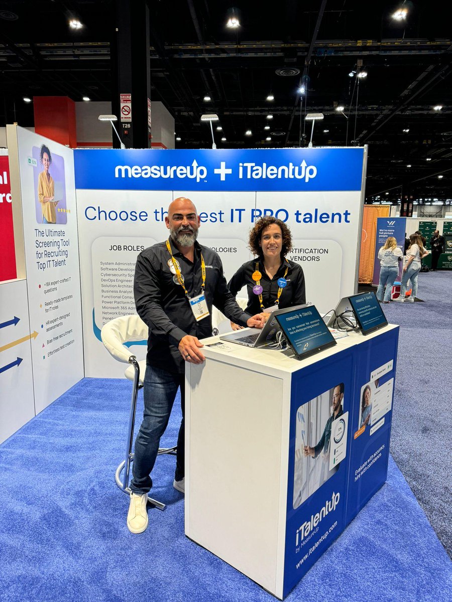 DoYouMeasureUp's tweet image. Day 1 at @SHRM! Thank you to all the attendees for your warm welcome and interest in #iTalentUp 👏

Today we&apos;re back at booth 2258! Come by and let&apos;s explore new opportunities with @sambrocal and Elena Quesada 🤝

#SHRM #HRExperts #iTalentUp #Talent #ITTalent