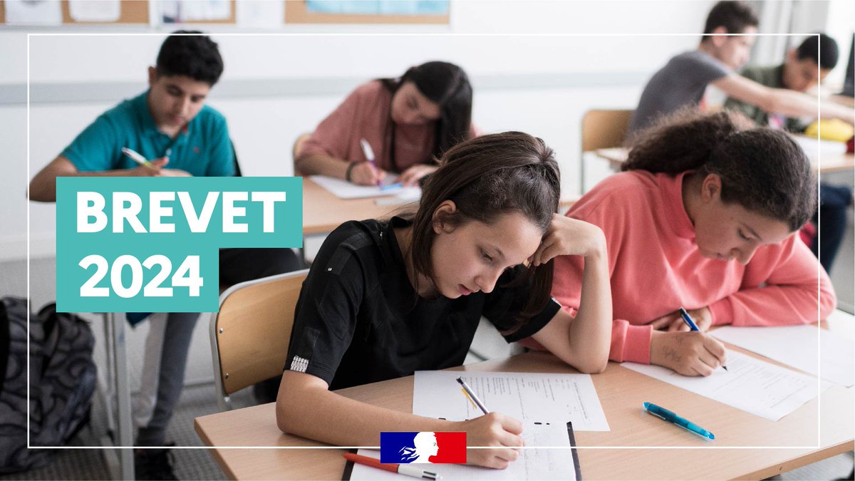 J-7 avant le début des épreuves du diplôme national du brevet ! #DNB2024

En attendant les 1er et 2 juillet, pour vous aider dans vos révisions, vous pouvez consulter les sujets du brevet des centres étrangers : education.gouv.fr/brevet-bac-et-… 

Bonnes révisions à toutes et à tous ! 🤞