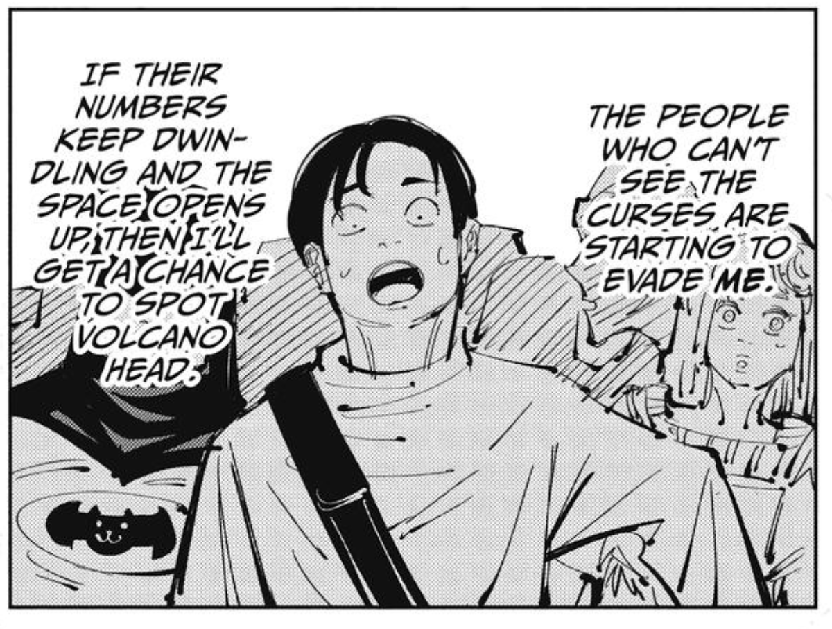 is that a batman cosplayer in the jjk manga