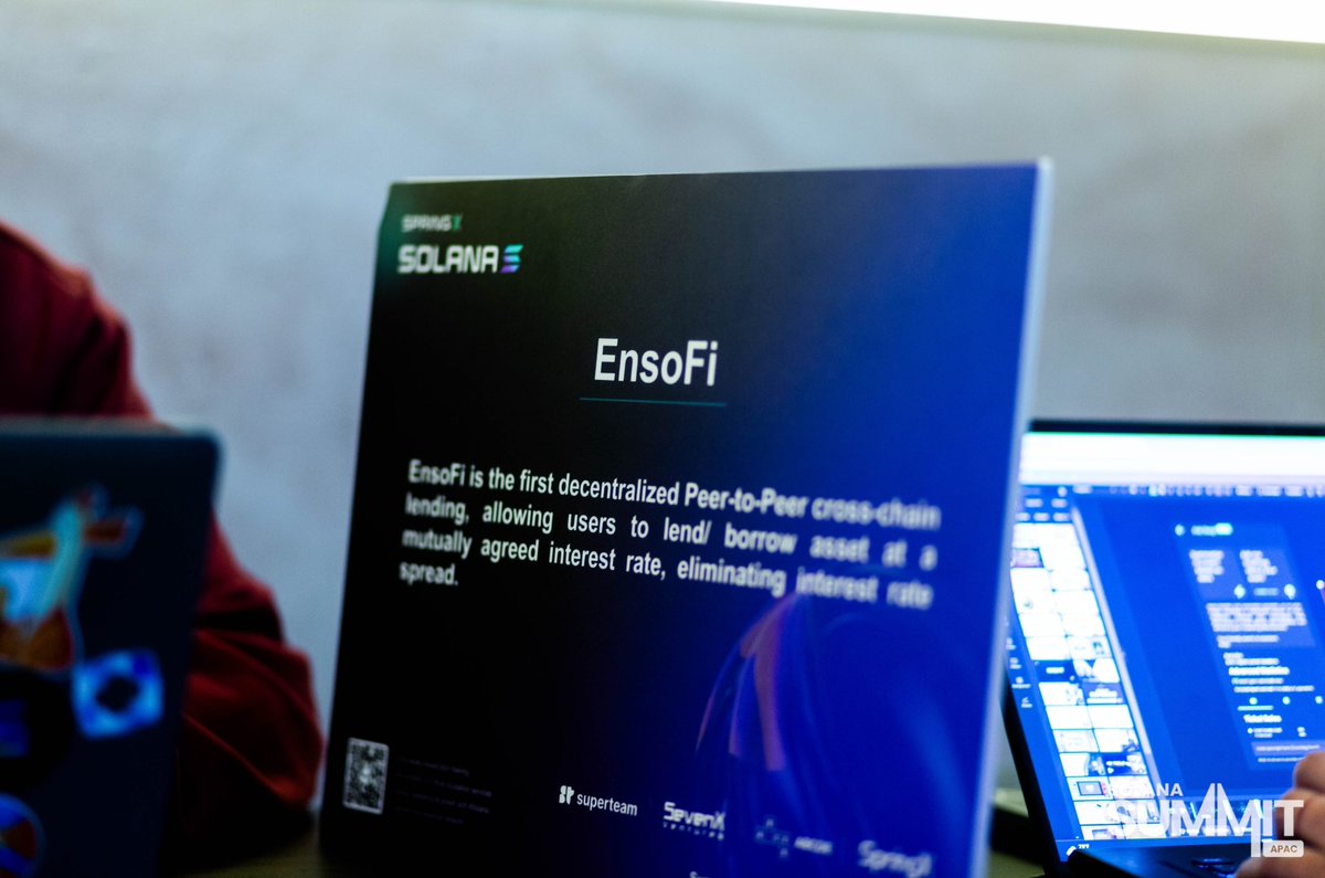 Ensofi_xyz's tweet photo. [FLASHBACK ENSOFI AT SOLANA SUMMIT]

GM Ensofians,

🔥 We're still buzzing from @SolanaSummitOrg! @Ensofi_xyz team joined many fantastic activities and introduced our project to the community.

The past three days have been incredible for us when we had a chance to meet, talk, and connect with builders on @solana.

Here’s a recap of the whole 3 days 👇
