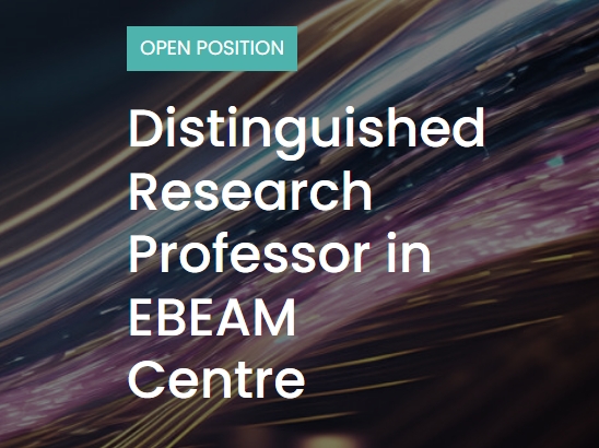 ebeam_project's tweet photo. #HiringNow 👨‍🔬
The Electron Beam Precision Manufacturing (#EBEAM) Centre, an #ERAChair group headed by Prof. Mark H. Rümmeli, is seeking talented individuals to join us as a DISTINGUISHED RESEARCH PROFESSOR.
🔍 https://t.co/CTZh3bPT59 https://t.co/ULv8gvwayW