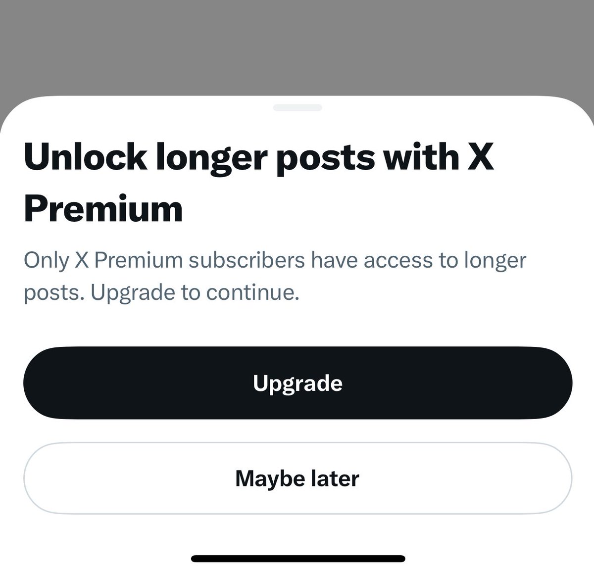 chaithra_marne's tweet photo. “X’s new character limit: 278. Need to say more? Upgrade required! 😂 #XLogic #UpgradeForWords https://t.co/XOalfHWGeX