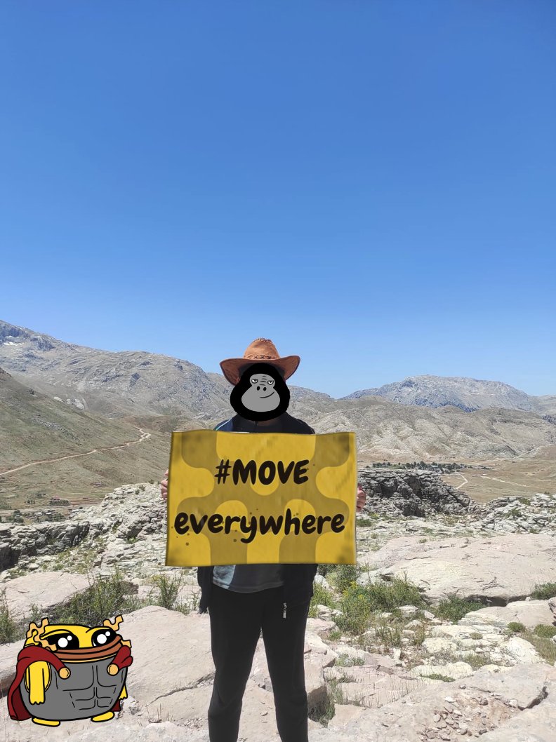 Velenoo7's tweet photo. I want to continue this trend (sorry about the shotgun)
Toros Mountains 8202 ft,Mediterranean coast,Turkey.
what next??
@GorillaMoverz @movementlabsxyz @GorillaMoverzTr
#MoveWithMovement #MoveEverywhere #GorillaMovers https://t.co/s2fZXKBWoV