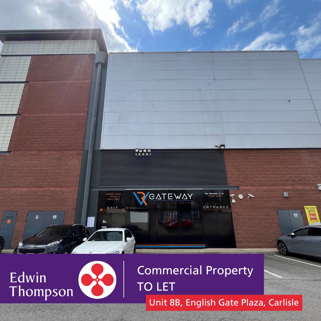 Edwin_Thompson's tweet image. 🏢 TO LET: VERSATILE COMMERCIAL UNIT 🏢
📍 Unit 8B, English Gate Plaza, Carlisle CA1 1RP
📏 Total area 569 sq m
💷 To Let - £10,000 per annum exclusive.

🔗loom.ly/jU4O3Uw

#Carlisle #CommercialUnit #PropertyToLet #BusinessOpportunity #PrimeLocation #RetailSpace