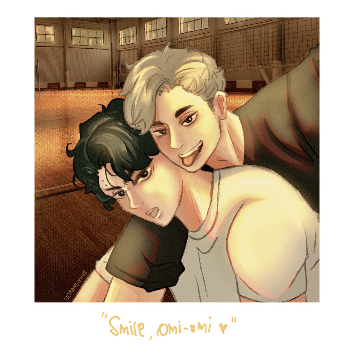 NotUltrameirine's tweet image. caught offguard 📸
#sakuatsu #miyaatsumu #sakusakiyoomi #haikyuu