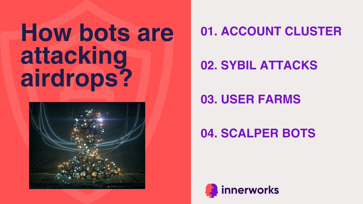 innerworksID's tweet image. 1st in educational series on airdrops👇🏽
follow us to learn more on how airdrops are attacked.
#airdrops #bots #botdetection