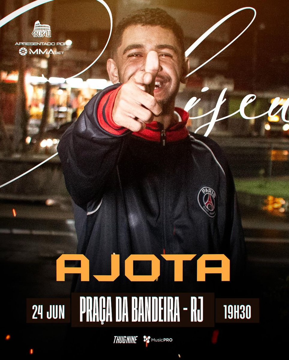 Ajota tá de volta no Coliseu no pique Umbaue, o homem quer recuperar não só o público, mas mostrou que ele não treme pra ninguém, nem pro GOAT

Patrocínio: @mmabetoficial <a href="/musicprolive/">MusicPRO</a> <a href="/Thugnine/">Thug Nine</a>