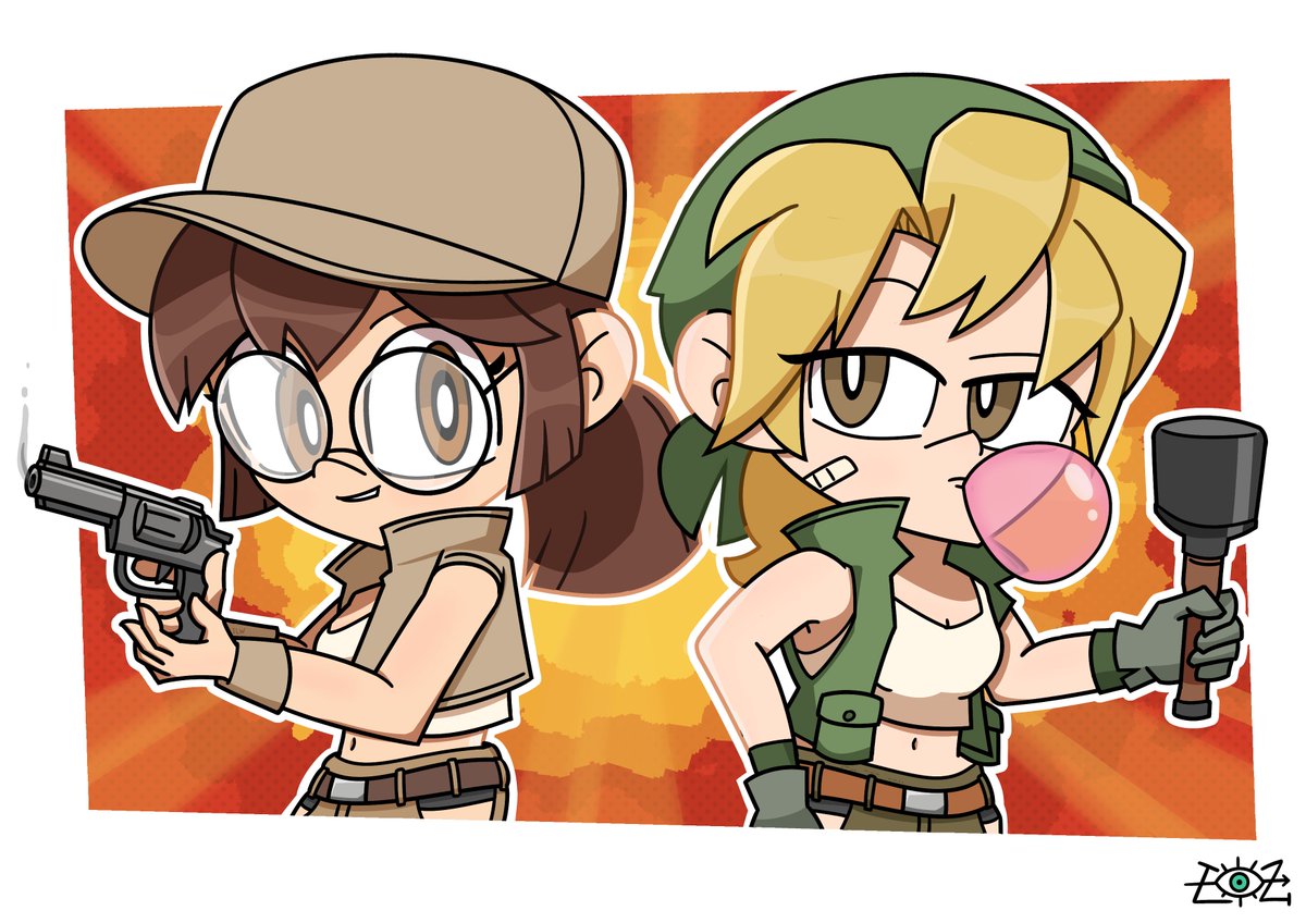 LozLusterclux's tweet photo. More doodles. 

#metalslug https://t.co/pfDe7PJP6n