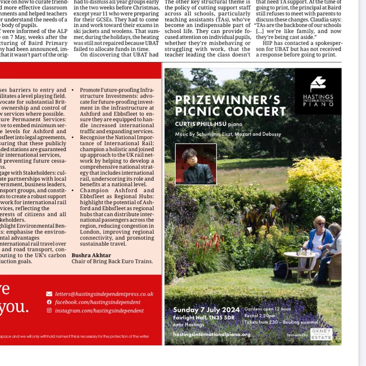 HastingsPiano's tweet image. A JEWEL IN JULY 

We’re spreading the word across Hastings and surrounding areas about our Winner’s Picnic Concert with Curtis Phill Hsu on 7 July. 

Tickets are selling fast, link below ✨

eventbrite.co.uk/e/prizewinners…