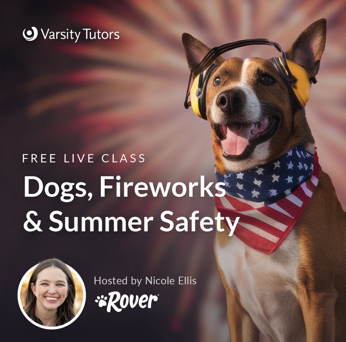 Join me, in partnership with @roverdotcom and @varistytutors for a free online live class as we teach multiple fun tricks, go over summer safety tips and will be answering training questions live. 
📆Thursday June 27th. 
⏰ 3:00-3:45 PST 
✏️ Register via link in bio