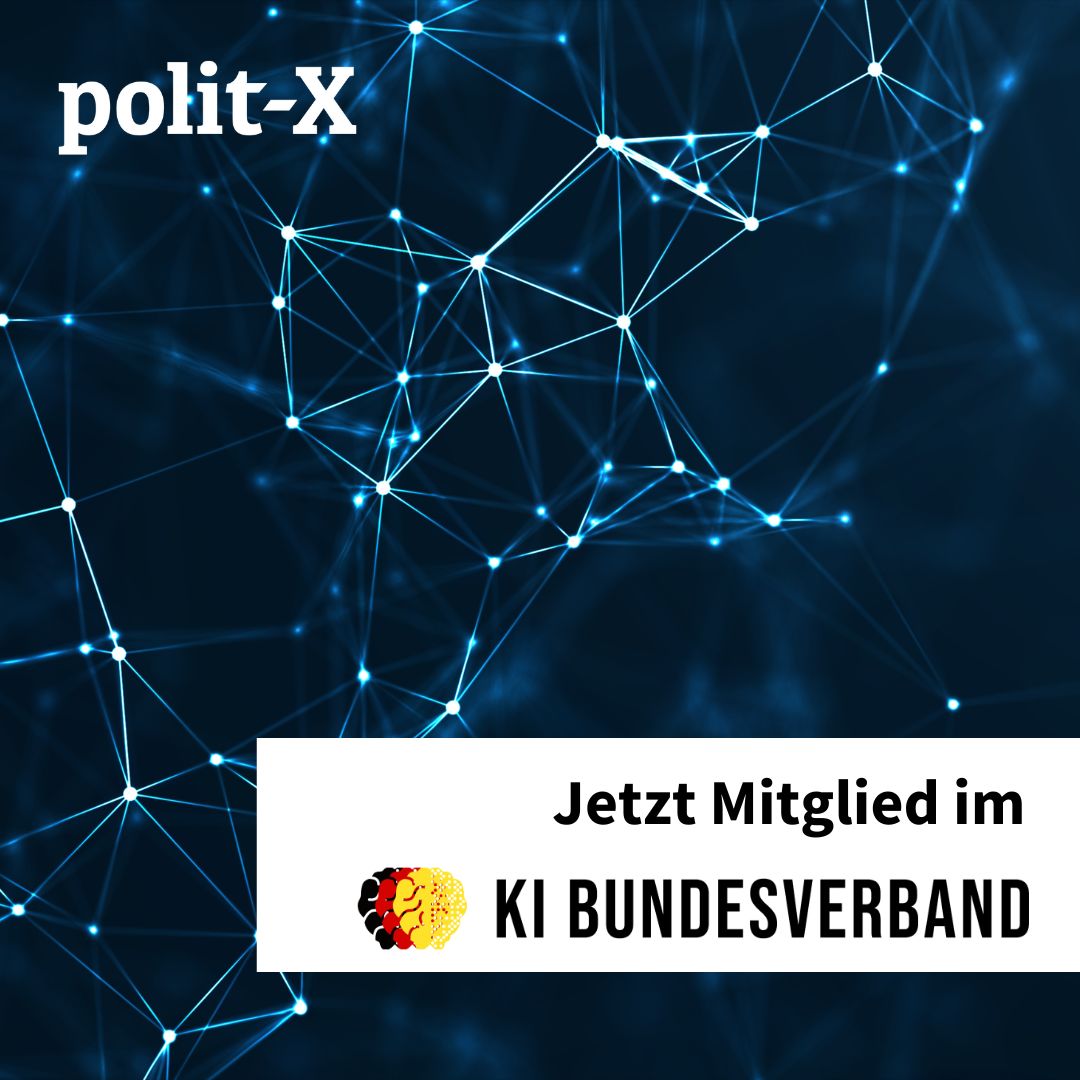polit_x_de's tweet photo. KI nachhaltig und effizient nutzen: Als Pionier im digitalen Politmonitoring ist es uns eine Freude, nun Mitglied im @ki_verband zu sein, um als Teil eines weiteren Netzwerks auch hier die Entwicklung der neuen technologischen Möglichkeiten voranzutreiben.
#Politikmonitoring https://t.co/qEDGIH9vJv