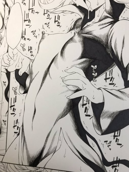 #これでフォロワー増えました タツマキの同人誌の線画まだアナログ時代の絵 