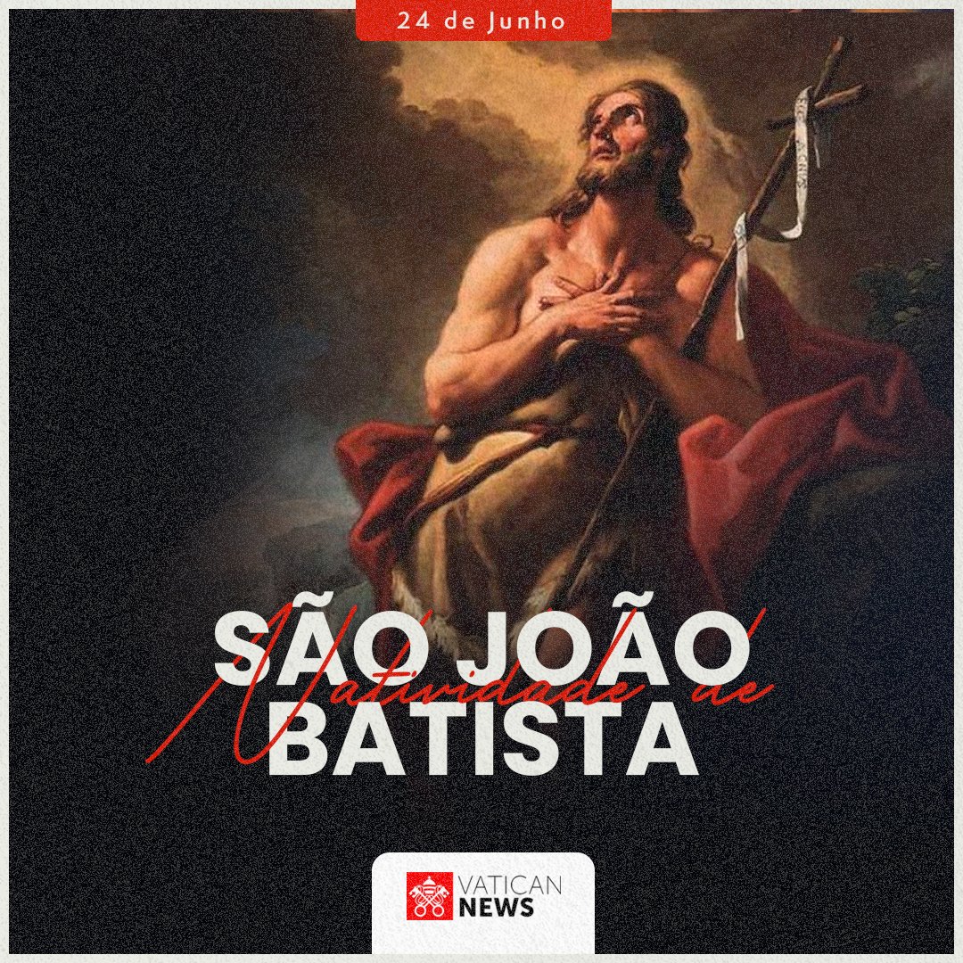 "O nascimento de São João Batista é o evento que ilumina a vida dos seus pais, Isabel e Zacarias. É um sinal. Deus não depende das nossas lógicas nem das nossas limitadas capacidades humanas. É preciso aprender a confiar Nele"

#PapaFrancisco