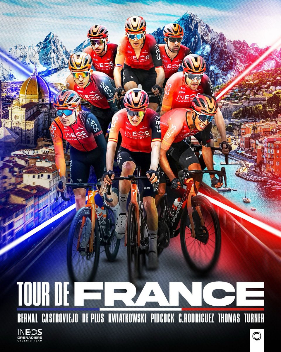 COPEdaleando (@copedaleando) on Twitter photo 💥📢 OFICIAL | Este es el ocho del <a href="/INEOSGrenadiers/">INEOS Grenadiers</a> para el #TdF2024
🇪🇸 C. Rodríguez
🇨🇴 Bernal
🇬🇧 Thomas
🇬🇧 Pidcock
🇵🇱 Kwiatkowski
🇪🇸 Castroviejo
🇧🇪 De Plus
🇬🇧 Turner
#TourEnCOPE 💥📢 OFICIAL | Este es el ocho del <a href="/INEOSGrenadiers/">INEOS Grenadiers</a> para el #TdF2024
🇪🇸 C. Rodríguez
🇨🇴 Bernal
🇬🇧 Thomas
🇬🇧 Pidcock
🇵🇱 Kwiatkowski
🇪🇸 Castroviejo
🇧🇪 De Plus
🇬🇧 Turner
#TourEnCOPE