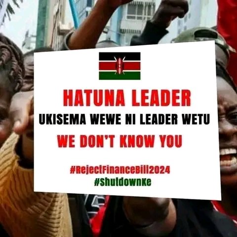 OndegoJimmy's tweet photo. This is a warning to masqueraders being used by Zakayo to infiltrate our course.
VERY READY FOR TUESDAY, HAPPENING NOW, Boniface Mwangi, Edwin Sifuna, Kiambu road,Mandago #RejectingFinanceBill2024 https://t.co/O8guK0Bf5T