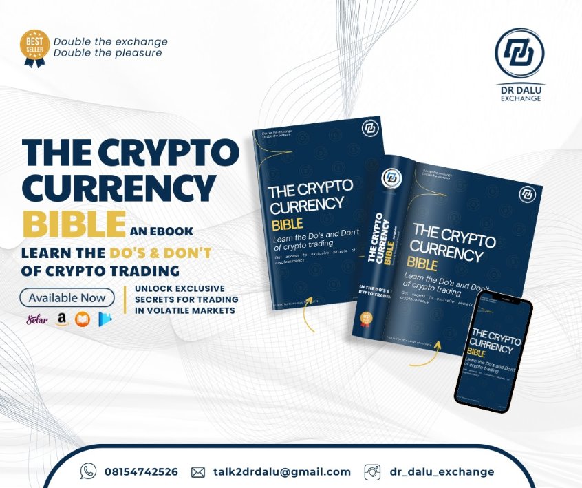 DDETECHNOLOGIES's tweet image. Introducing The Cryptocurrency Bible! 📊️️️
Get the ultimate guide to crypto trading do&apos;s &amp;amp; don&apos;ts! 🤓 
Available on your favorite platforms.
Plus, get a FREE gift! 🎁 
DM us to get your copy NOW! 

wa.me/message/H3F34S…

#TheCryptocurrencyBible #chivido2024