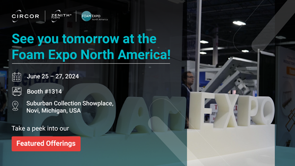CIRCORint's tweet photo. Attending Foam Expo North America tomorrow? Stop by Booth #1314 to explore our pump solutions that bring exception accuracy and precision to foam manufacturing.
#CIRCOR #Zenith #foamexpo #Innovation #Machinery https://t.co/wmkNSJQIa6