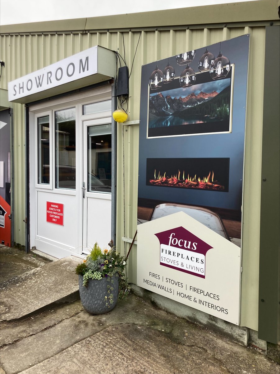 At Andrews Signs and Engravers, we specialize in eye-catching business signage for exteriors and interiors. See our latest project at Focus Fireplaces Showroom, where we transformed their exterior with printed and laminated aluminum composite signage. Contact us at 01904 658322.