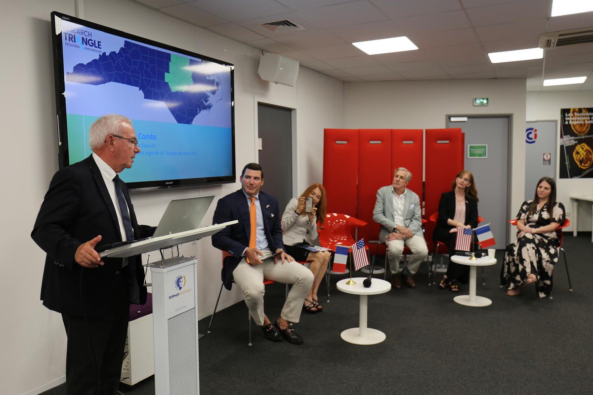 ✍️Sophia Antipolis signe un accord de coopération avec le Research Triangle Park, le plus grand parc scientifique du monde, situé en Caroline du Nord.

<a href="/SophiaAntip0lis/">Sophia Antipolis</a> et <a href="/TheRTP/">Research Triangle Park</a> sont des parcs scientifiques aux nombreuses similarités qui partagent un ADN commun : celui de miser