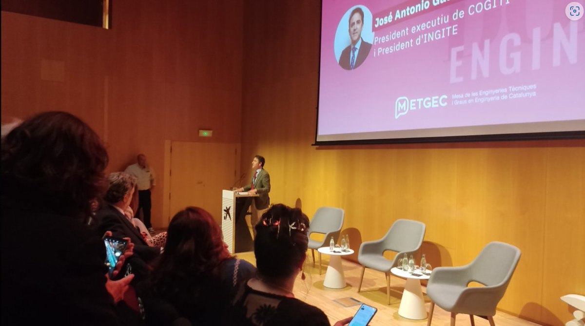 👉El presidente de COGITI clausuró la jornada “Dona Enginyera”, organizada por la  <a href="/METGEC1/">METGEC</a> , con motivo de la celebración del Día Internacional de la Mujer Ingeniera. 👷🏻‍♀️👩🏻‍🏭

<a href="/ToniGaldonRuiz/">Toni Galdon Ruiz</a> 

Más sobre la noticia 👇
bit.ly/3VVMBfy

#ingenieros #mujeringeniera #COGITI