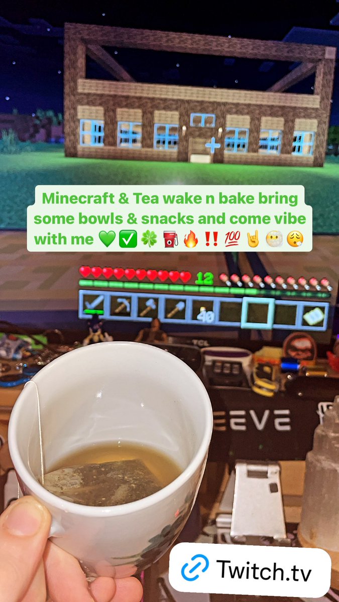 ITSOKTODIEtv's tweet image. #streamtime #StonerFam We vibing on some #minecraft with the homies 🤘💚