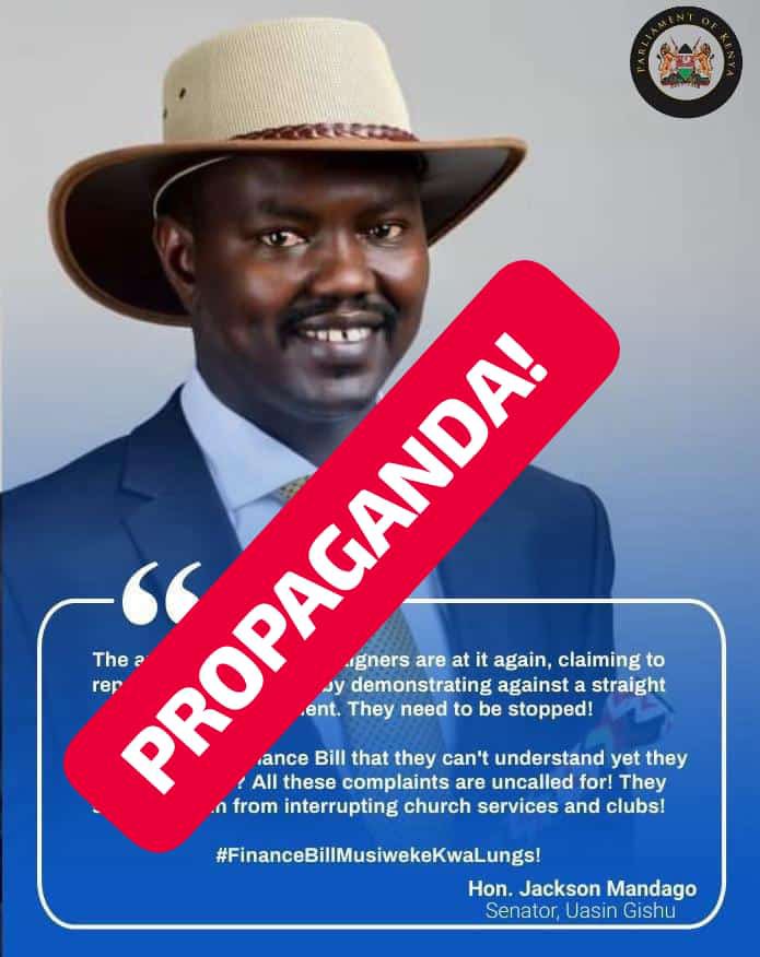 Fake poster alert. Propaganda meant to spread lies 

<a href="/RodgersKipembe/">Rodgers Kipembe Mpuru</a>