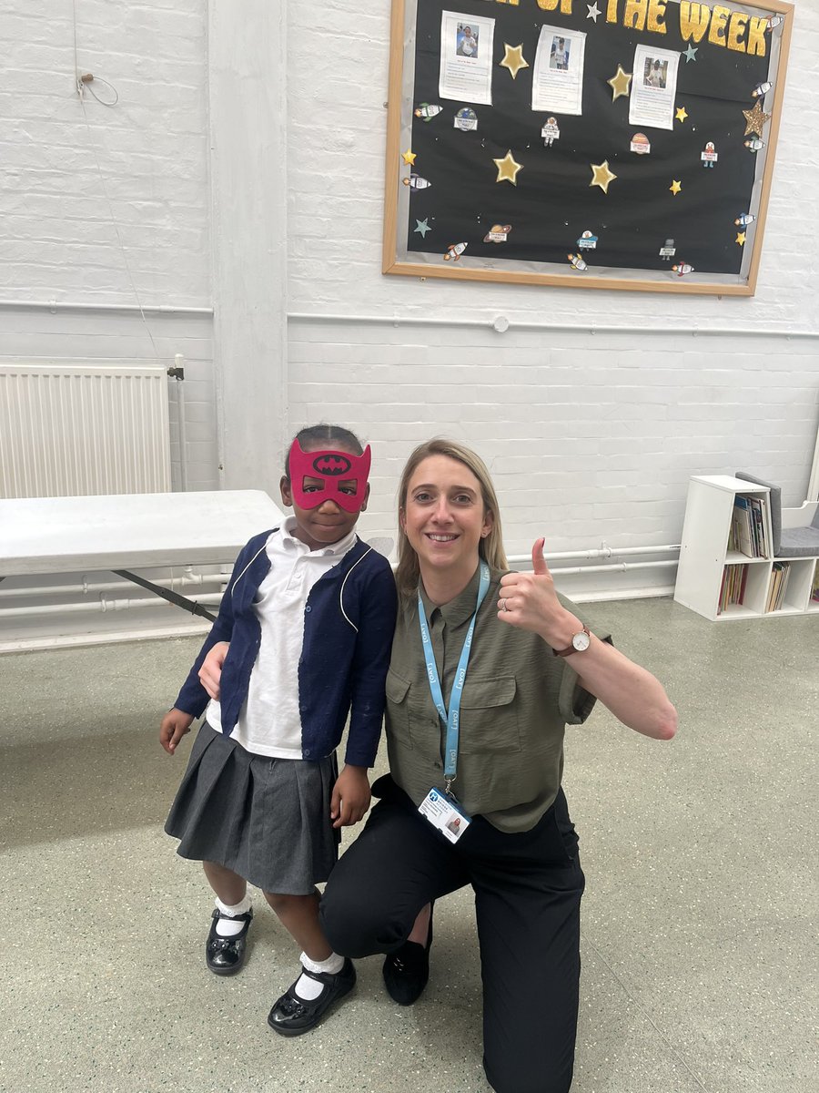 IA making everyone's days better by spreading her superhero joy. 😀