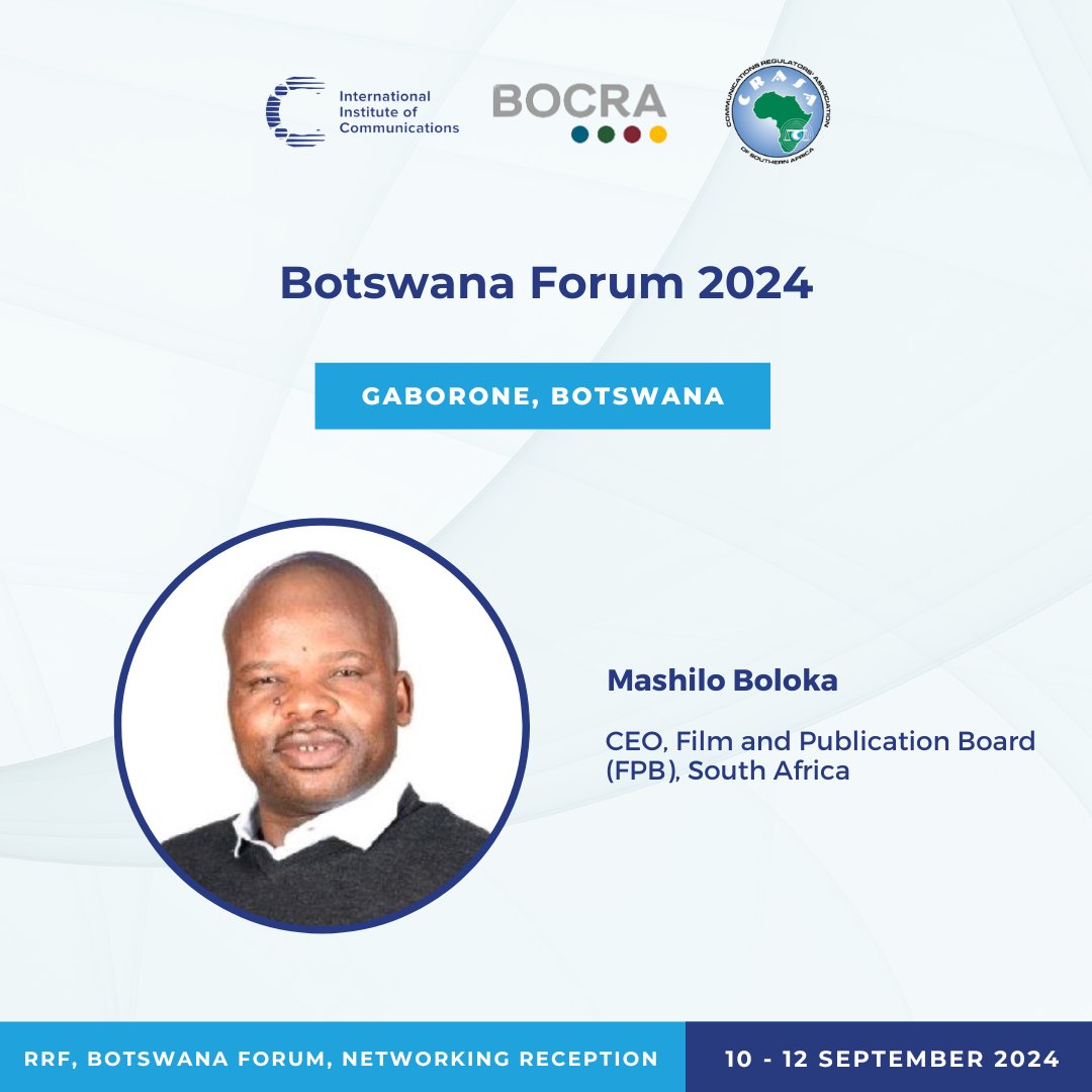 The IIC are delighted to be in Gaborone, Botswana fo the Botswana Forum this September Tuesday 10 - Thursday 12 September.

Find out more:
bit.ly/3VTODwL
