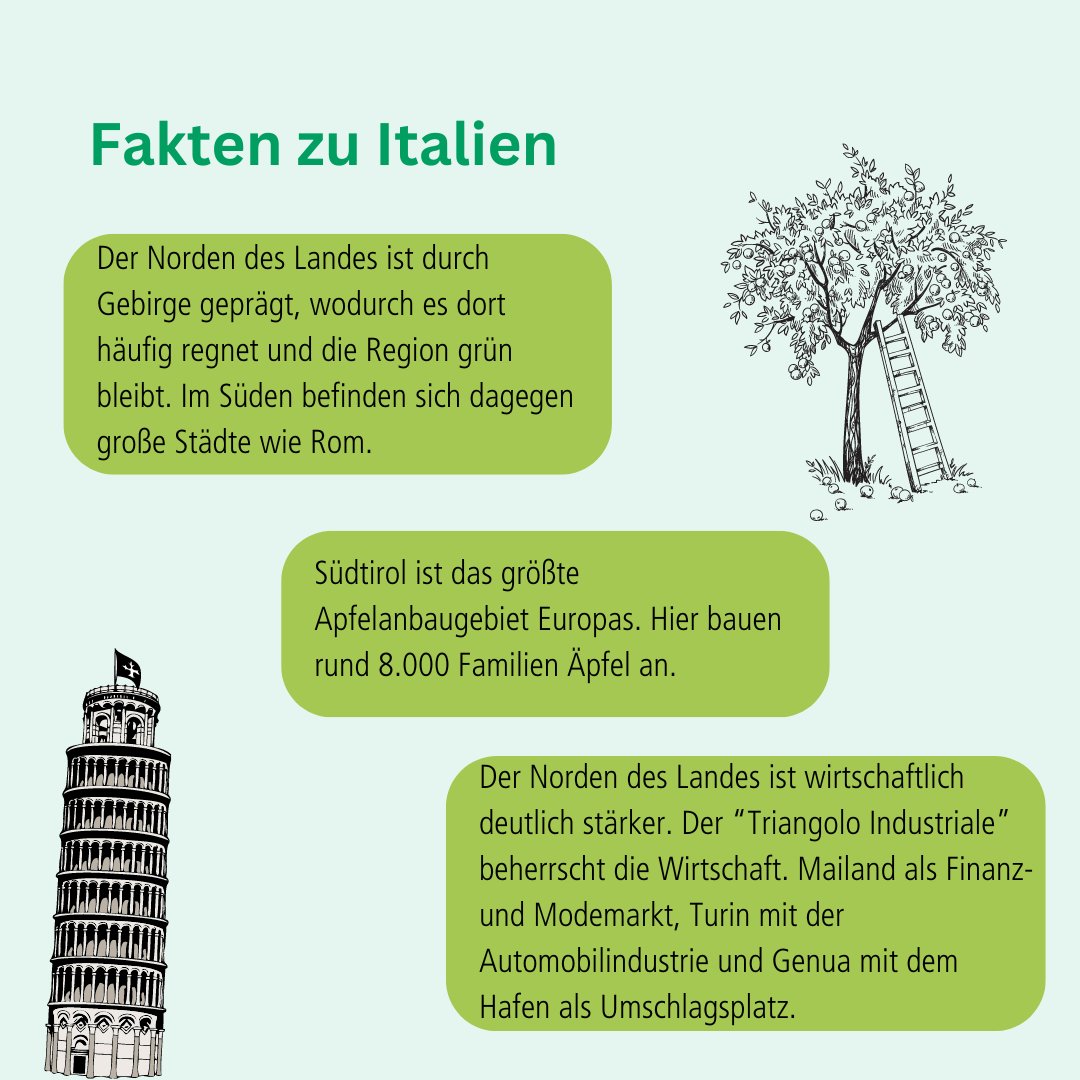 Heute beginnen die #Ferien in #Bremen, #Niedersachsen und #Sachsen-Anhalt. #Italien ist ein beliebtes Sommerziel, bekannt für seine #Vielseitigkeit von Norden bis Süden. Warum erfährst du hier: fwu-mediathek.de/?record=xfwu-5…