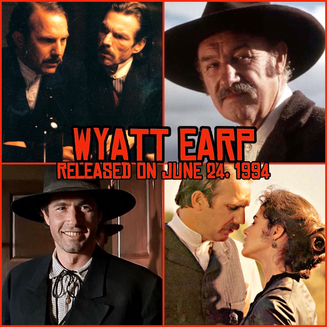 GunfighterGhost's tweet photo. Happy 30th anniversary to filmmaker #lawrencekasdan’s sprawling Western epic #wyattearp! This is our favorite out of MANY Hollywood takes on the life of #dodgecity and #tombstone lawman &amp; saloonkeeper #wyattearp! 🤠 https://t.co/avJj8Ai9dI