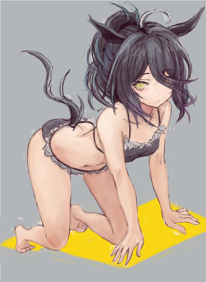 マンハッタンカフェ(ウマ娘) 「#これでフォロワーさん増えました 記憶を正しければこの辺。」|柳のイラスト