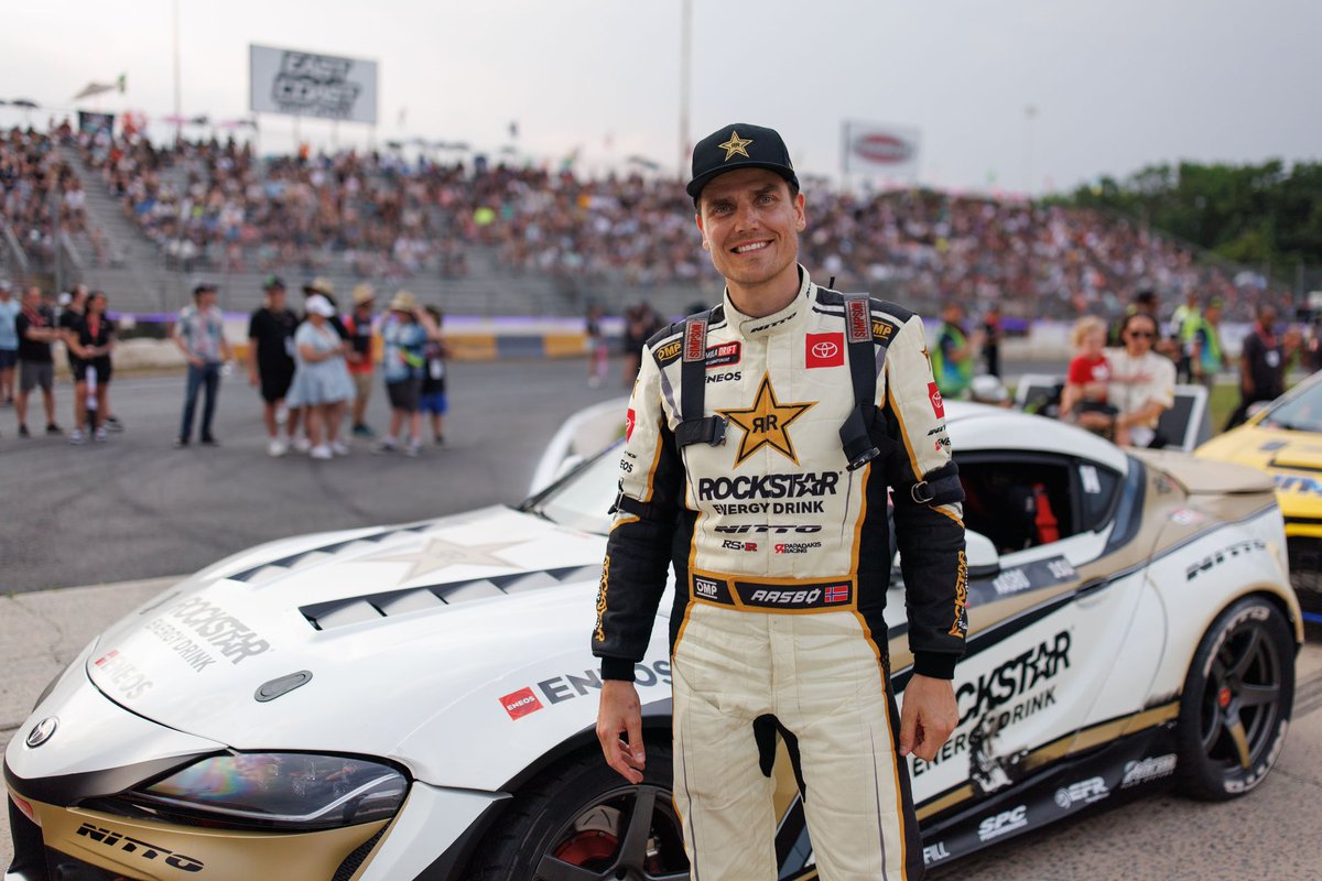 Fredric Aasbø (@fredricaasbo) on Twitter photo Leaving New Jersey with some fun memories! Shoutout to the #PapadakisRacing boys for giving me a bad ass Supra - I had a blast behind the wheel this weekend! Top 8 finish and 3rd in points. <a href="/rockstarenergy/">Rockstar Energy Drink</a> #TeamToyota <a href="/NittoTire/">NITTO TIRE USA</a> <a href="/ENEOSUSA/">ENEOS Motor Oil</a> #RSR <a href="/ToyotaRacing/">Toyota Racing</a> <a href="/Driftfotos/">Larry Chen</a> Leaving New Jersey with some fun memories! Shoutout to the #PapadakisRacing boys for giving me a bad ass Supra - I had a blast behind the wheel this weekend! Top 8 finish and 3rd in points. <a href="/rockstarenergy/">Rockstar Energy Drink</a> #TeamToyota <a href="/NittoTire/">NITTO TIRE USA</a> <a href="/ENEOSUSA/">ENEOS Motor Oil</a> #RSR <a href="/ToyotaRacing/">Toyota Racing</a> <a href="/Driftfotos/">Larry Chen</a>