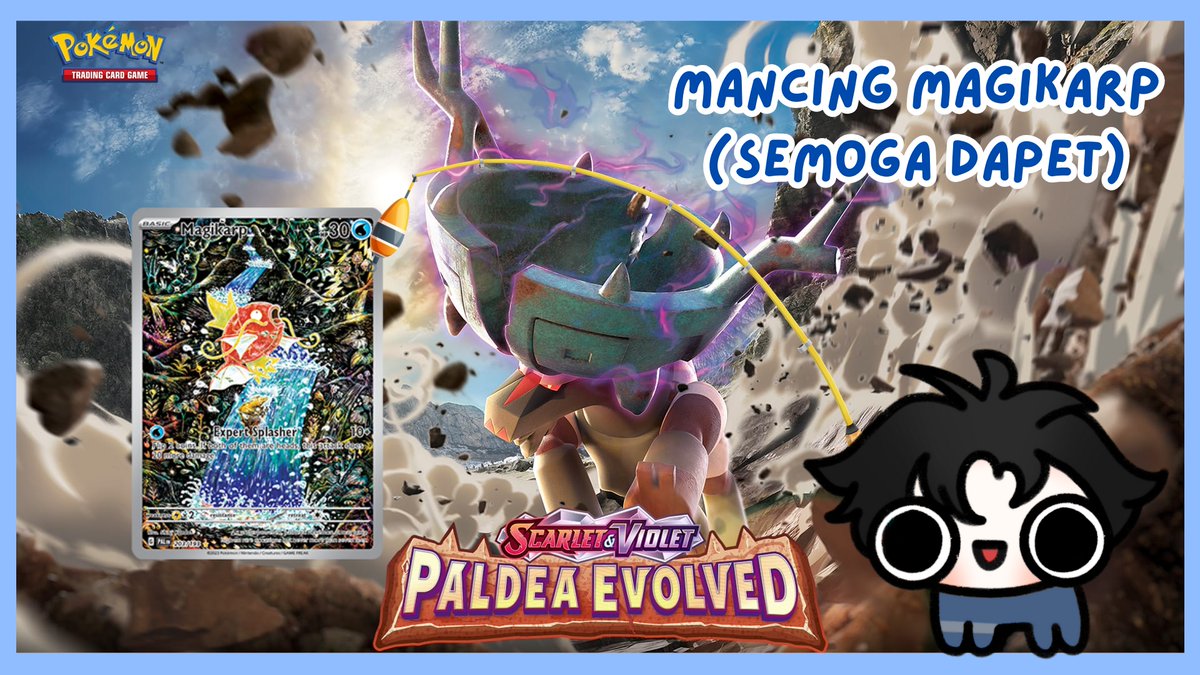 Brewek Stream! 
Ngadu Hoki! 

WR : youtube.com/live/E5CPZ6gQv…… 
🔴 18:00 PM (6.00 WIB)  

 #vtuber #vtuberid #pokemon #pokemontcg