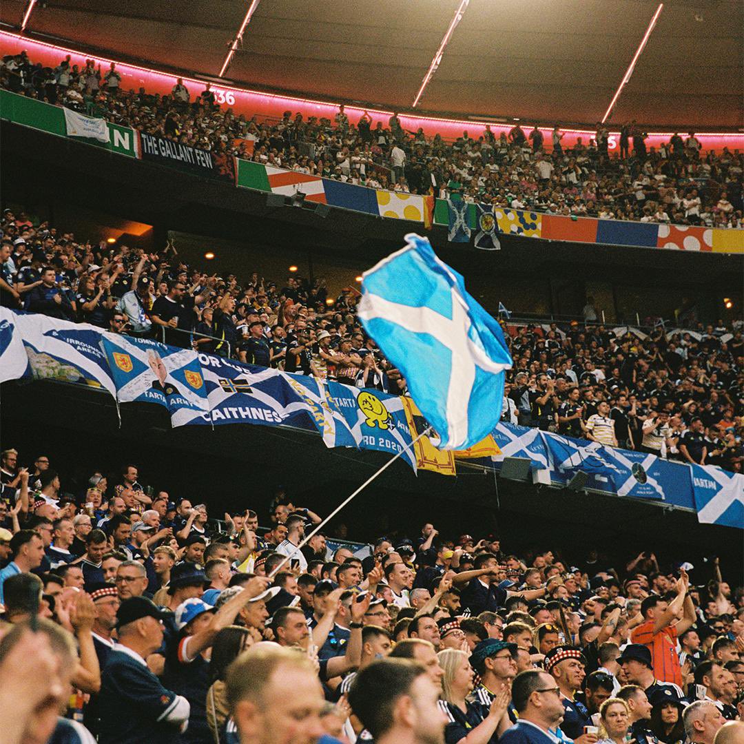 A truly heartfelt thank you to every Scotland supporter who cheered us on from Germany, Scotland and beyond. 

You have lit up Munich, Köln and Stuttgart with your enthusiasm and friendliness.

We can’t say it enough - thank you 💙