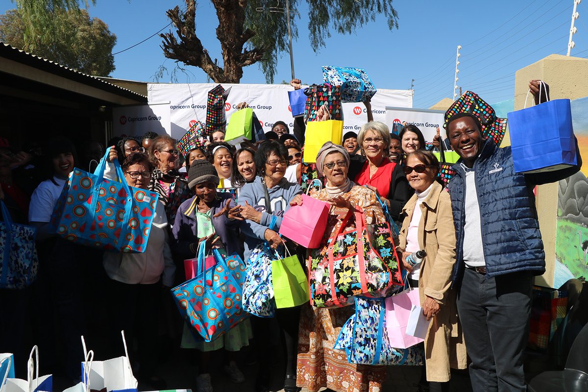 GroupCapricorn's tweet image. On Friday, 21 June, Capricorn Group Changemakers hosted a winter warmer event for vulnerable pensioners from Katutura Old Age Home and the Khomasdal Old Age Home. Read more at bit.ly/3zjsFus

#MakePositiveChanges