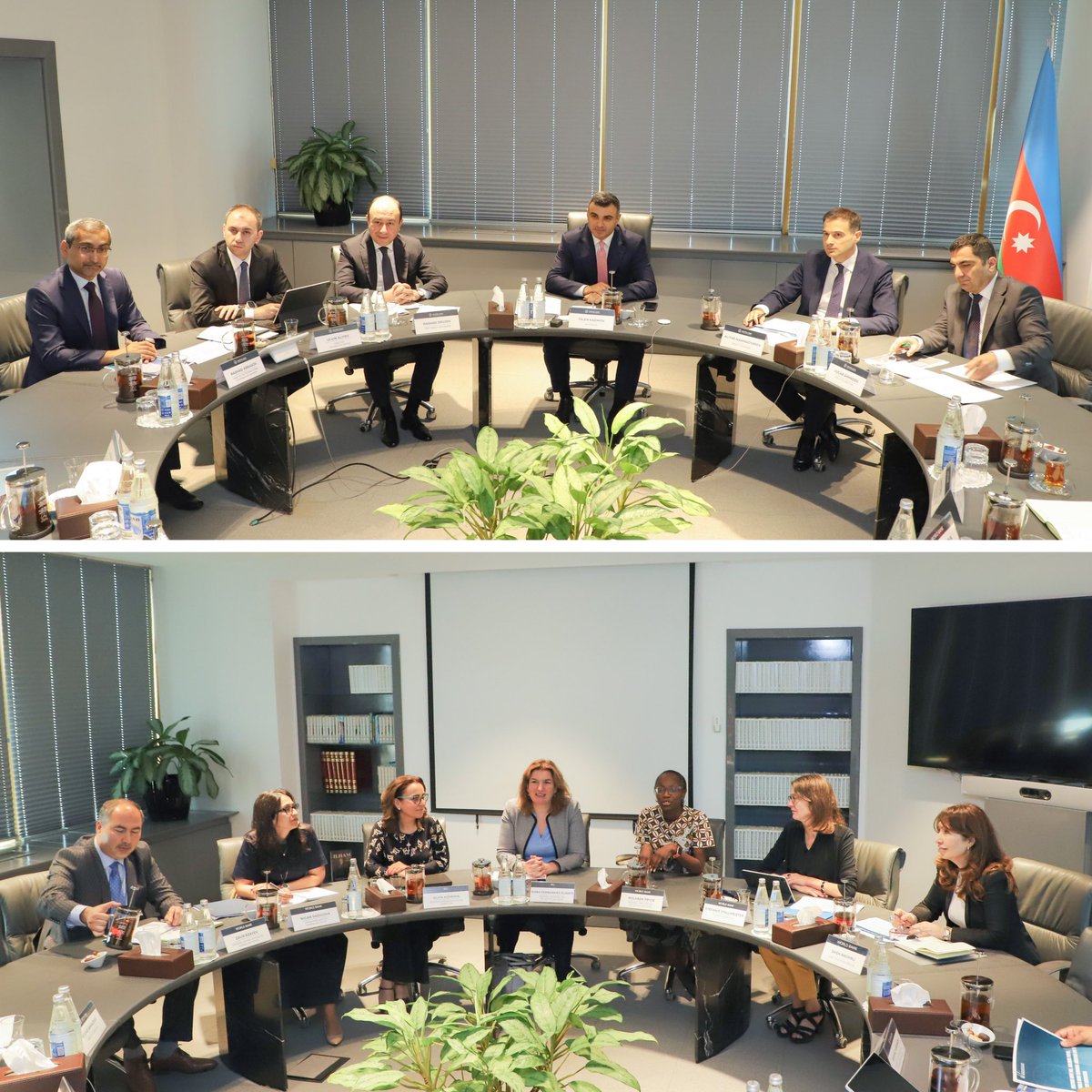 Taleh Kazimov (@talehkazimov_t) on Twitter photo We engaged in productive discussions with the delegation led by Rolande Pryce (<a href="/RSCPryce/">Rolande Pryce</a>), Regional Director for the South Caucasus of the World Bank (WB) (<a href="/WorldBank/">World Bank</a>).
Β
During the meeting, we reviewed projects and initiatives implemented in our country within the cooperation We engaged in productive discussions with the delegation led by Rolande Pryce (<a href="/RSCPryce/">Rolande Pryce</a>), Regional Director for the South Caucasus of the World Bank (WB) (<a href="/WorldBank/">World Bank</a>).
Β
During the meeting, we reviewed projects and initiatives implemented in our country within the cooperation