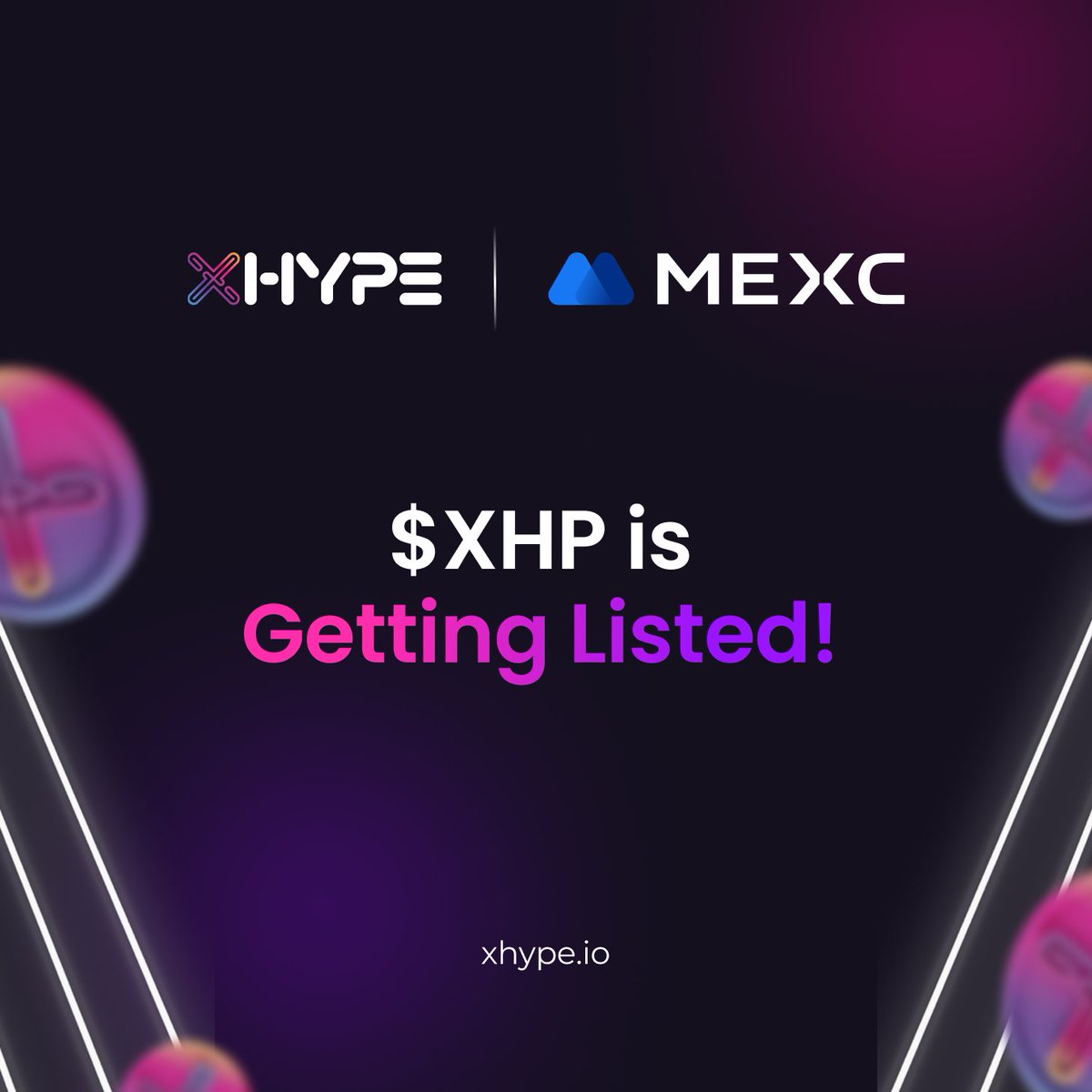 The moment you have been waiting for is here!

$XHP is ALL SET to debut on <a href="/MEXC_Official/">MEXC</a> TOMORROW! 

More details 👇
mexc.com/support/articl…

It's time Xhypers! ⚡️