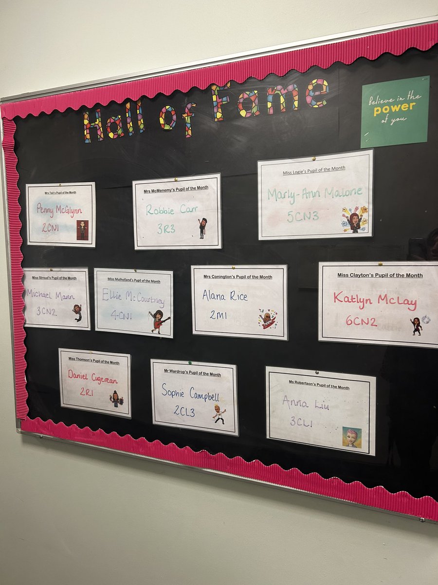 Congratulations to our final ✨Pupil of the Month✨ winners of the school year! Come and see Miss Clayton at some point this week for a prize! 
Could you be one of our first winners of the 24-25 session? 
<a href="/FHS_Success/">FHSCelebrateSuccess</a> <a href="/FHSCreativeArts/">FHS Creative Arts</a> 
#weareFHS #weareambitious