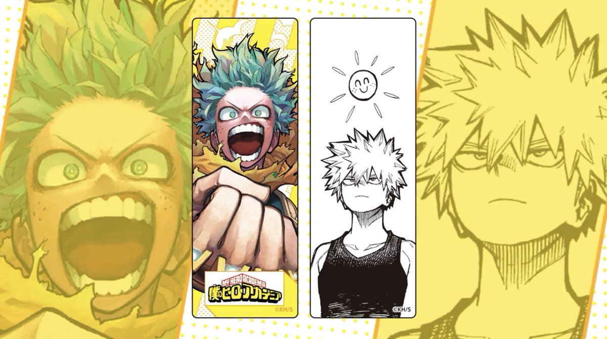 myheroacademia's tweet photo. ナツコミの堀越先生描き下ろしのノベルティ発表もありました

⬇️ジャンプPRESSは
https://t.co/kcyIOJRzTI https://t.co/bh9P36e2QG