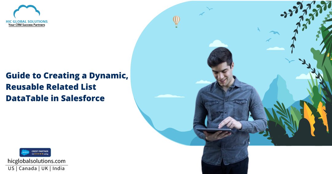 HeadInCloudInc's tweet image. Dive into our step-by-step guide and learn how to build a dynamic and reusable Related List DataTable in @Salesforce. Tap on the link now! bit.ly/3XDBYiY #Salesforce #datatable #time #experience #components #relatedlist #objects #properties #LWC #apex #code #html #API